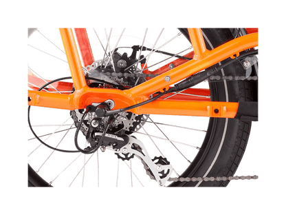 Casavibeo Rad Power Bikes RadWagon 4 electric cargo bike with spacious rear cargo area and sturdy frame, perfect for hauling loads