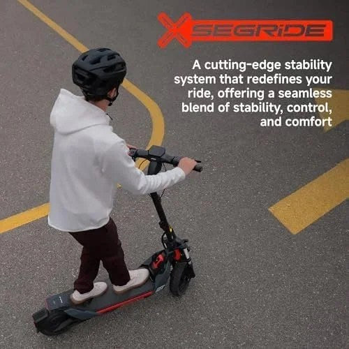 Casavibeo Segway ZT3 Pro electric scooter with dual suspension, 24.9 MPH speed, off-road tires, and 1600W peak motor.