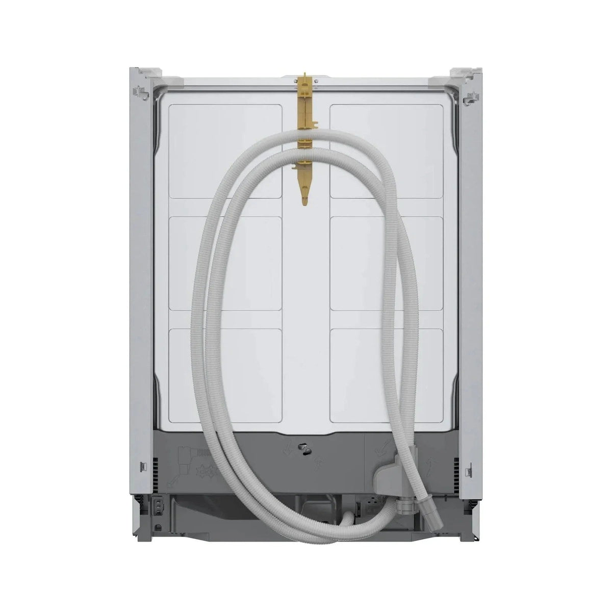Bosch 800 Series stainless steel top control smart dishwasher with 3rd rack and CrystalDry technology, shown from the front.