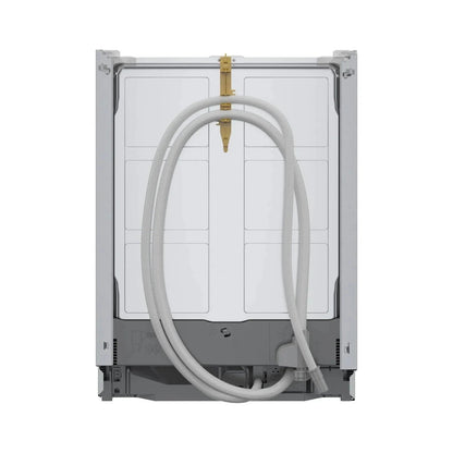 Bosch 800 Series stainless steel top control smart dishwasher with 3rd rack and CrystalDry technology, shown from the front.