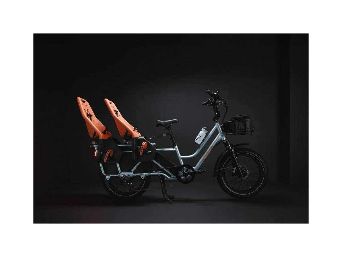 Casavibeo Rad Power Bikes RadWagon 5 electric cargo bike with spacious rear cargo area and sturdy frame for versatile hauling.