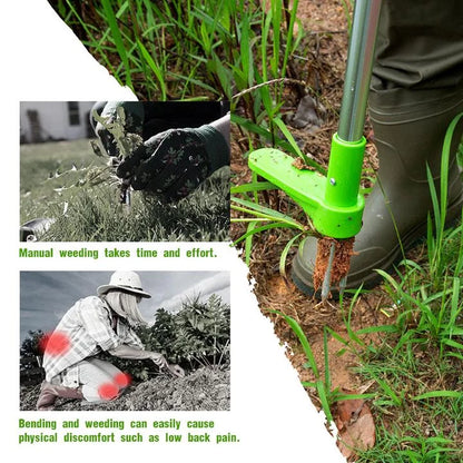 Belro long handle standing weed puller for men, designed for easy weed removal with ergonomic grip and durable construction.