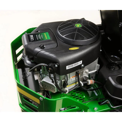 Casavibeo John Deere Z345M 42-inch zero-turn riding mower with 22 HP V-twin engine and dual hydrostatic drive system.