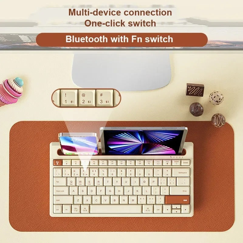 Belro wireless Bluetooth tablet keyboard with compact design and keys, ideal for portable electronic device use.