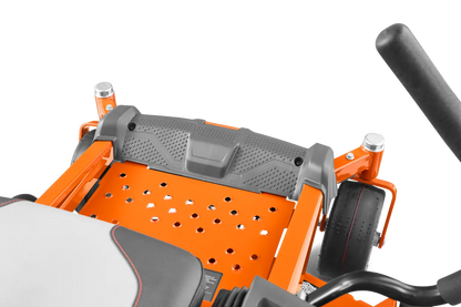 Husqvarna Z254F 54-inch zero-turn riding lawn mower with 24 HP Kawasaki engine, shown on a lawn.
