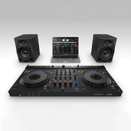 Casavibeo Pioneer DJ AlphaTheta DDJ-GRV6 4-channel performance DJ controller with jog wheels, faders, and control buttons.