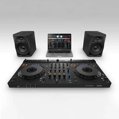 Casavibeo Pioneer DJ AlphaTheta DDJ-GRV6 4-channel performance DJ controller with jog wheels, faders, and control buttons.