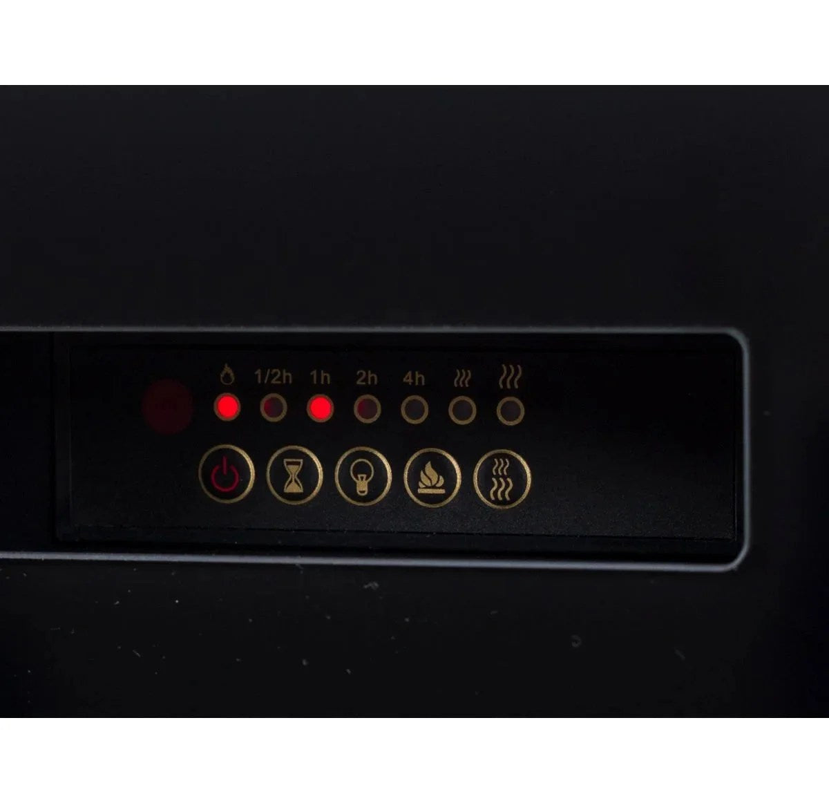 Casavibeo Touchstone Sideline wall mount electric fireplace with realistic flame display and sleek modern design.