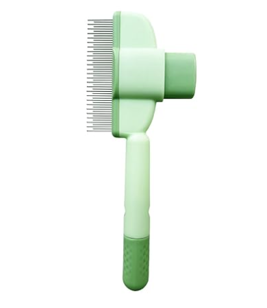 Belro flea comb for dogs and cats, pet grooming tool with fine teeth for removing fleas and debris from pet fur.