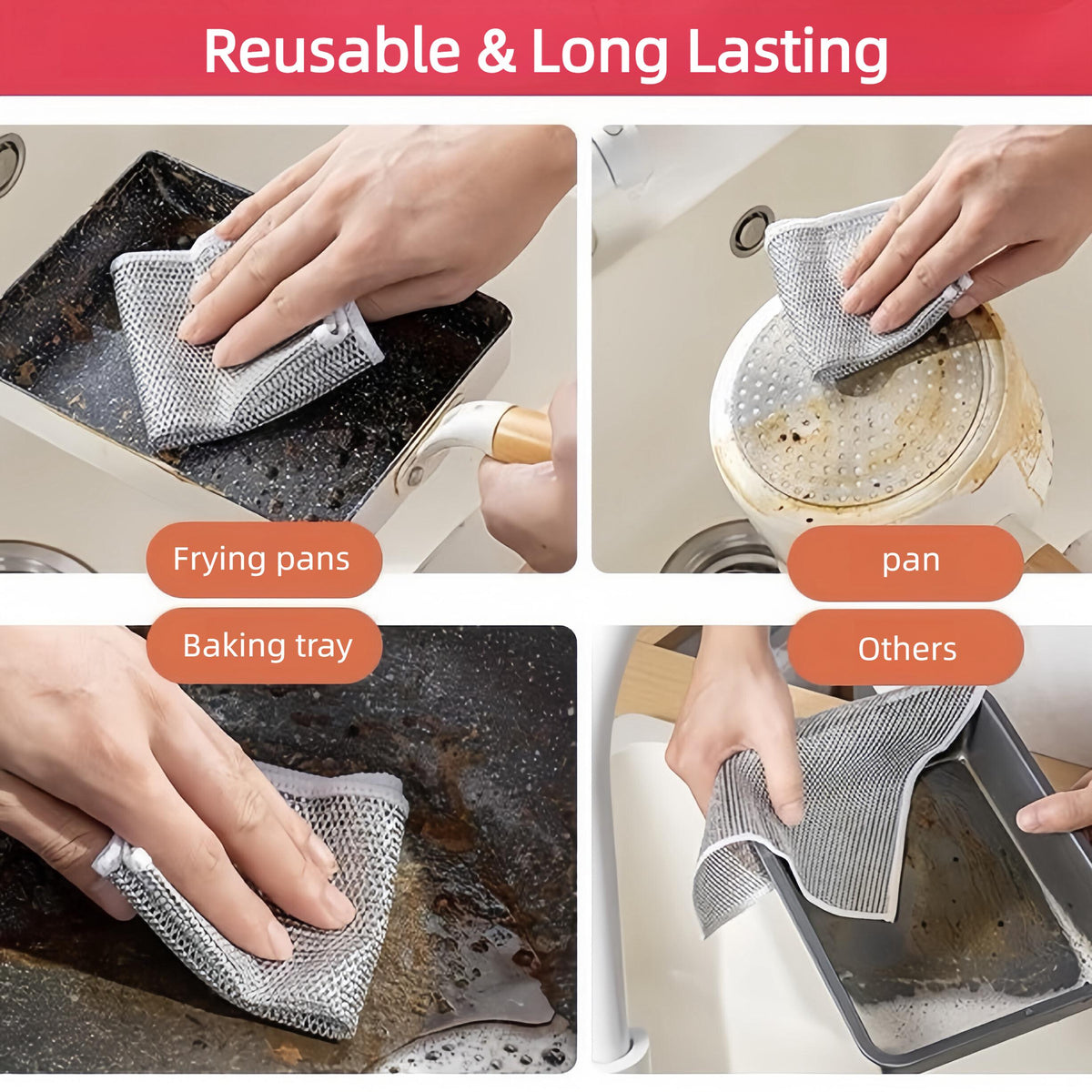Set of 20 Belro cleaning cloths in various colors, soft fabric for cleaning and wiping surfaces.