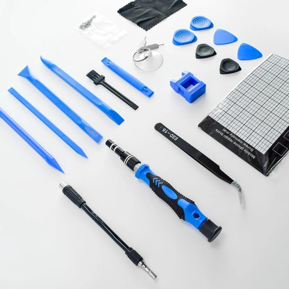 Casavibeo 168-in-1 screwdriver set for mobile phone disassembly and telecommunications repair, with various precision tips.