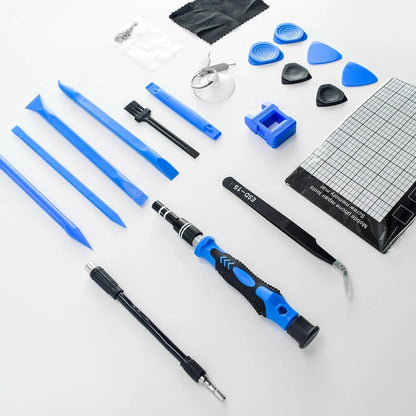 Casavibeo 168-in-1 screwdriver set for mobile phone disassembly and telecommunications repair, with various precision tips.