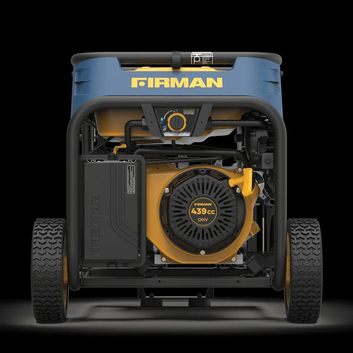 Casavibeo 8000W/10,000W tri-fuel generator with electric start, 120V/240V, and wheel kit for portable power.