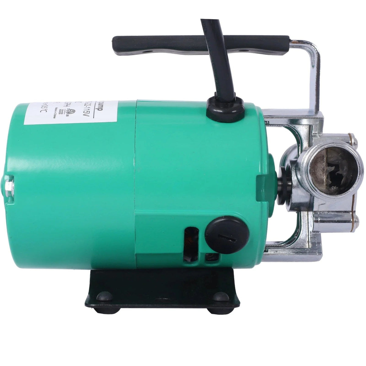 Casavibeo 330 GPH utility pump with 6-foot hose for garden, pool, hot tub, and rain barrel water transfer applications