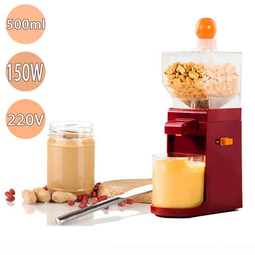 Belro electric peanut butter maker for home use, compact kitchen appliance for grinding nuts and making fresh peanut butter.