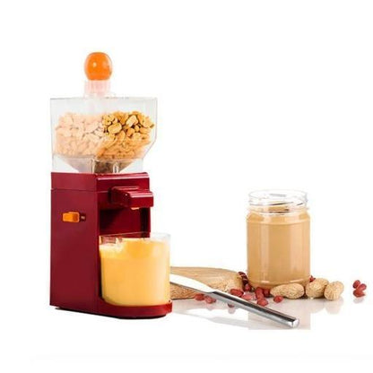Belro electric peanut butter maker for home use, compact kitchen appliance for grinding nuts and making fresh peanut butter.