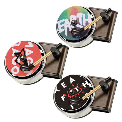 Belro car air freshener hanging from a rearview mirror, designed to add a fresh scent to your vehicle interior