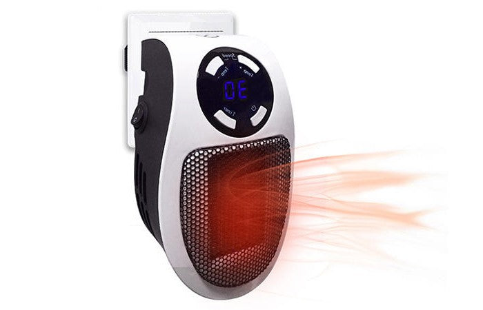 Belro Top Heat portable space heater, compact electronic heater with digital controls and safety features for home use.