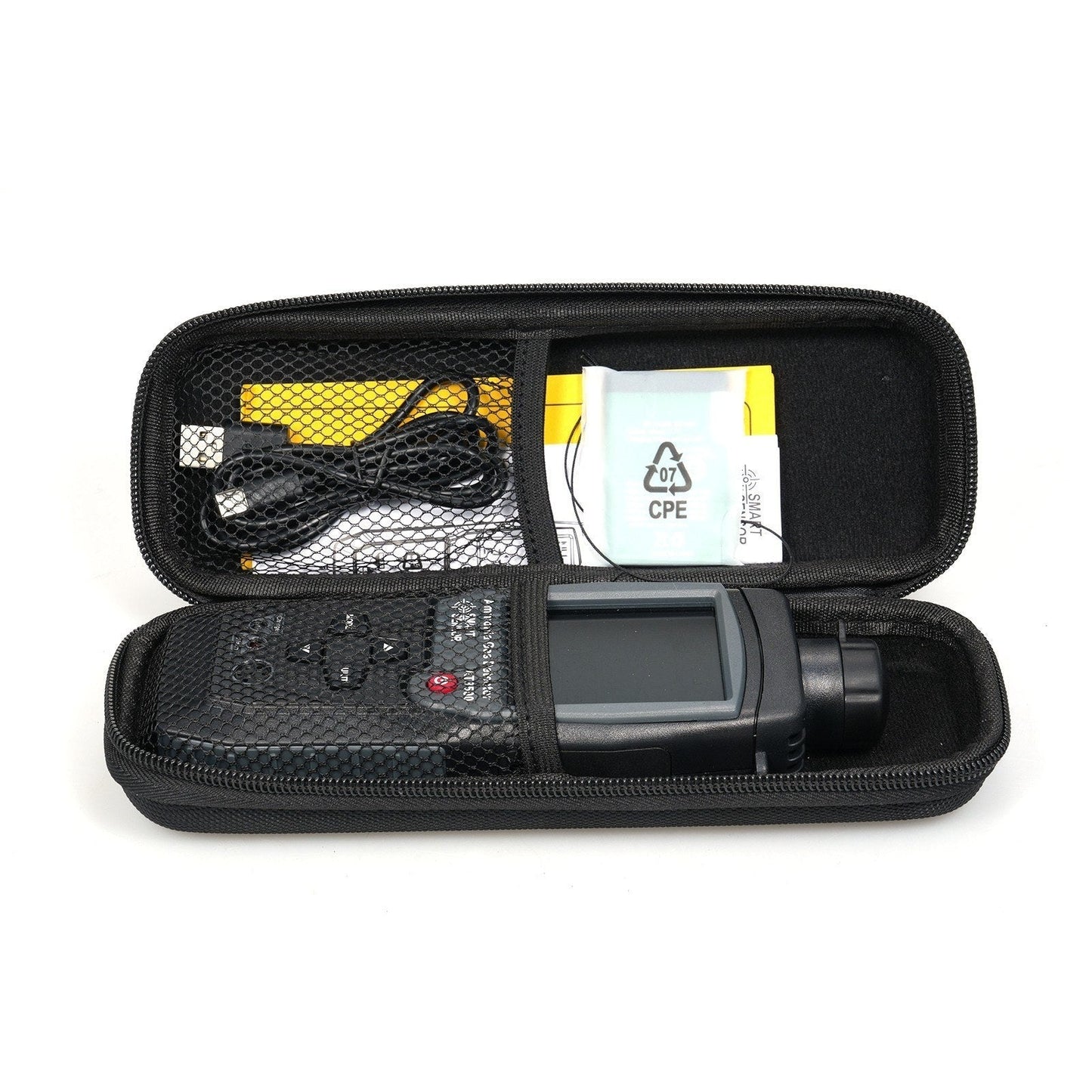 GETDECO ammonia gas detector with large LCD display, handheld digital meter for NH3 testing 0-100PPM