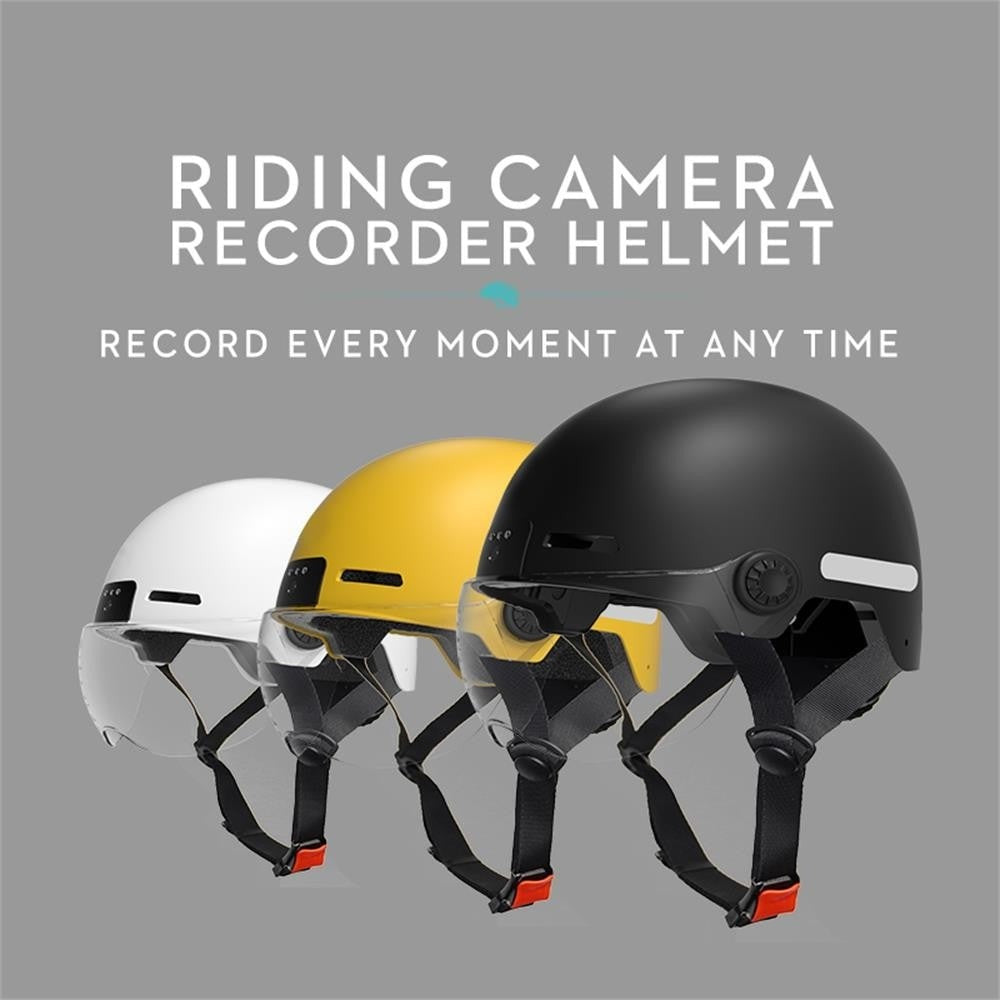 Anytek RAW2/RAW3 series smart bicycle helmet by GETDECO with integrated safety features and aerodynamic design.