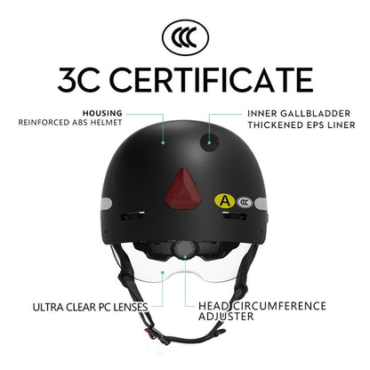 Anytek RAW2/RAW3 series smart bicycle helmet by GETDECO with aerodynamic design and integrated safety features.