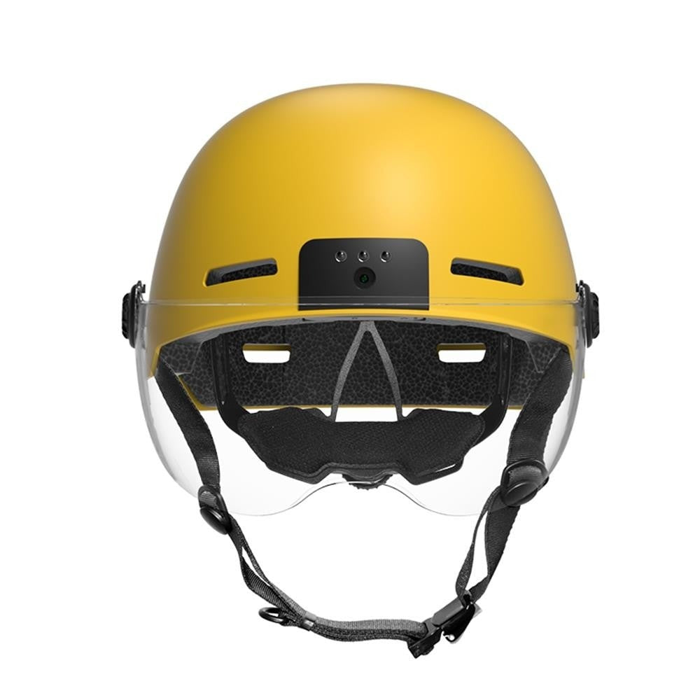 Anytek RAW2/RAW3 series smart bicycle helmet by GETDECO with ventilation and adjustable straps on a plain background.