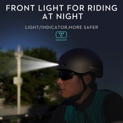 Anytek RAW2/RAW3 series smart bicycle helmet by GETDECO with ventilation and sleek design, shown from front angle.