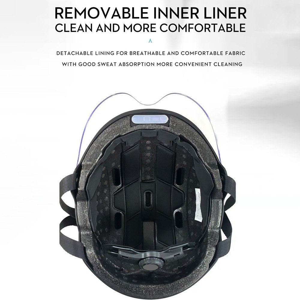 Anytek RAW2/RAW3 series smart bicycle helmet by GETDECO with aerodynamic design and adjustable straps for safety and comfort.