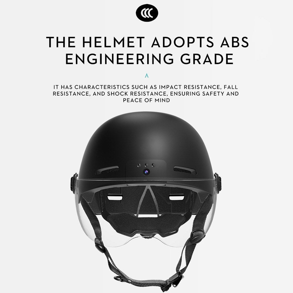 Anytek RAW2/RAW3 series smart bicycle helmet by GETDECO with aerodynamic design and adjustable straps in black and gray colors.