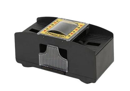 Belro Automatic Card Shuffler for 2-6 decks, battery-free, compact device with precision shuffling for smooth hands-free gameplay.