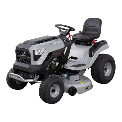 Casavibeo MT200 42-inch mower with Briggs and Stratton EX1900 Series 19 HP 540cc engine, automatic transmission.