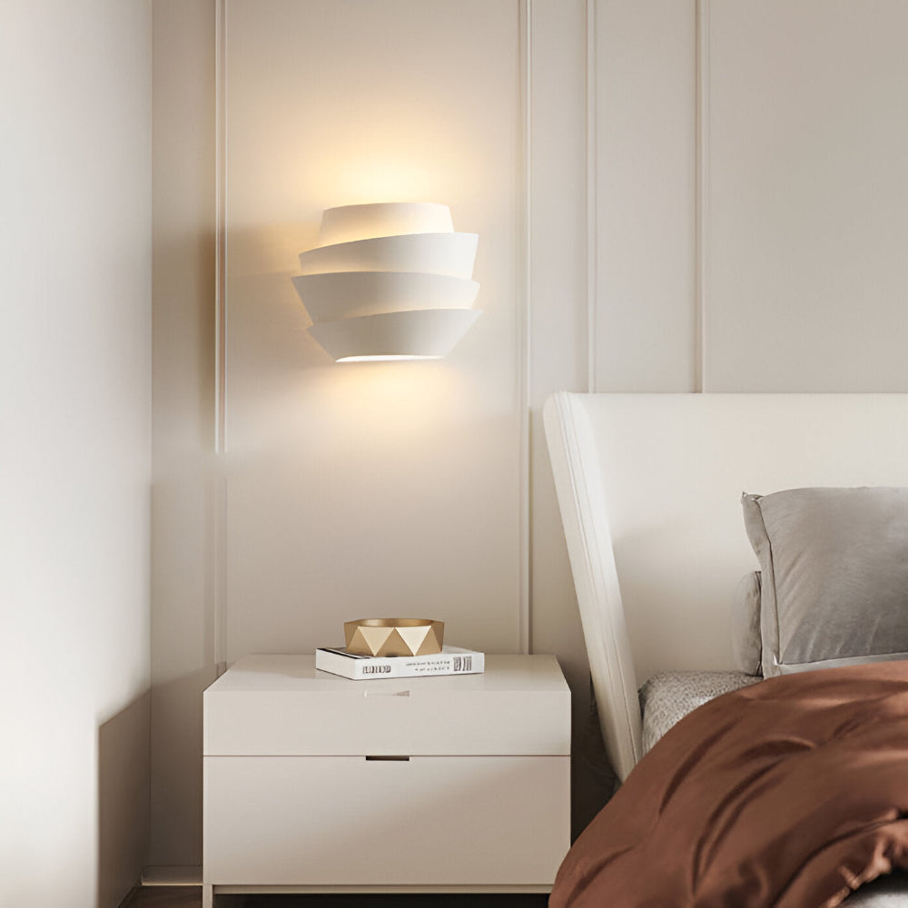 Belro modern Scandinavian outdoor wall lamp with double spotlight, sleek design for garden or patio lighting.