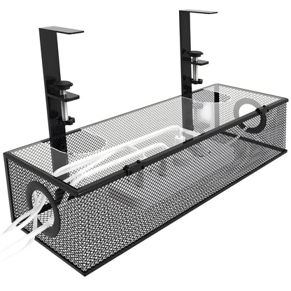 Belro cable management system for desks, featuring organized wires and sleek design for electronics workspace organization.