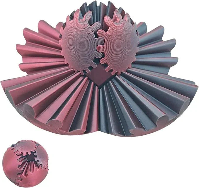 Belro Steampunk Whirling Wonder Fidget Gear Ball toy with intricate metal gears and steampunk design, perfect for fidgeting and stress relief.