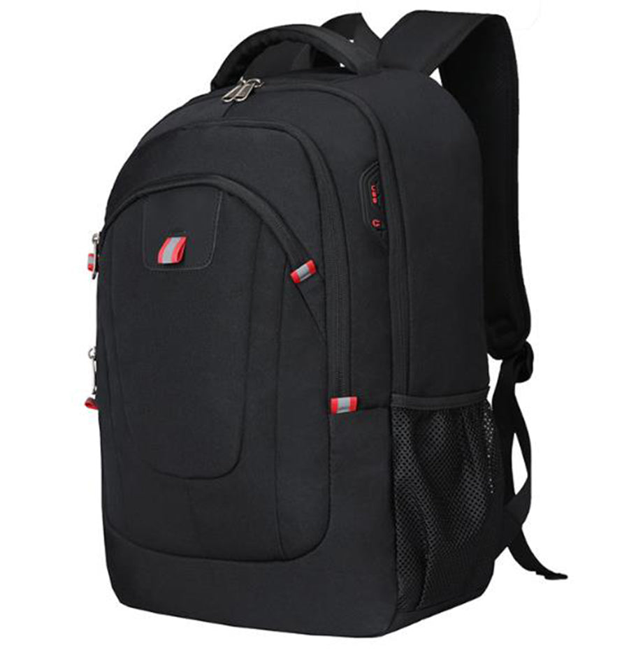 Belro anti-theft spacious travel backpack with multiple compartments and padded straps, designed for secure and comfortable travel.