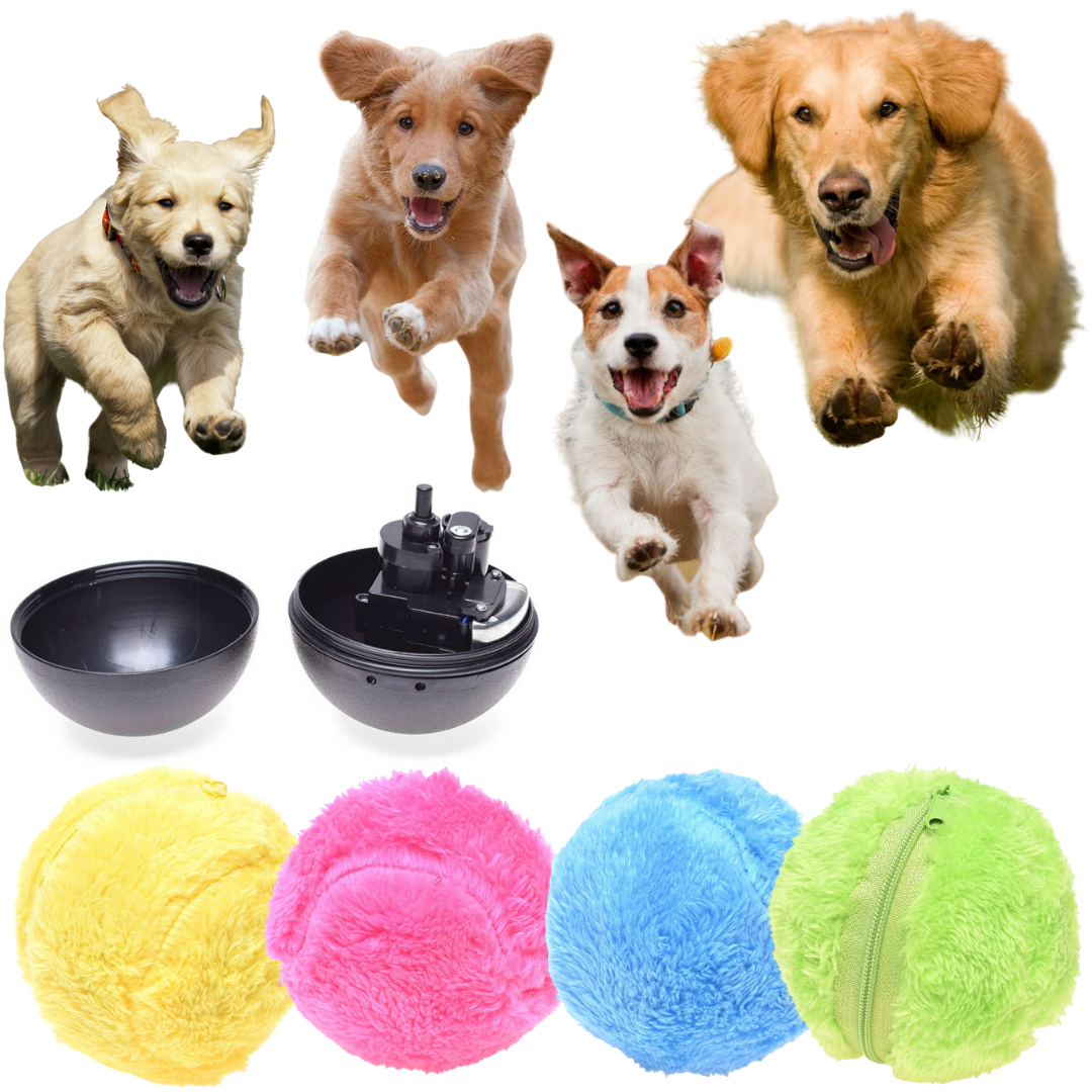 Belro Active Rolling Ball toy for cats, includes four colorful balls for interactive play and exercise.