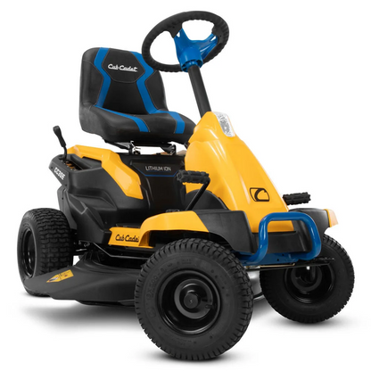 Cub Cadet CC30E 33BA27JDB10 electric lawn mower in green with black handle and cutting deck, displayed on a plain background.