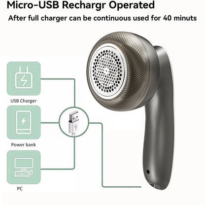 Belro lint remover for home and outdoor use, showing the handheld device with a cleaning head on a neutral background.