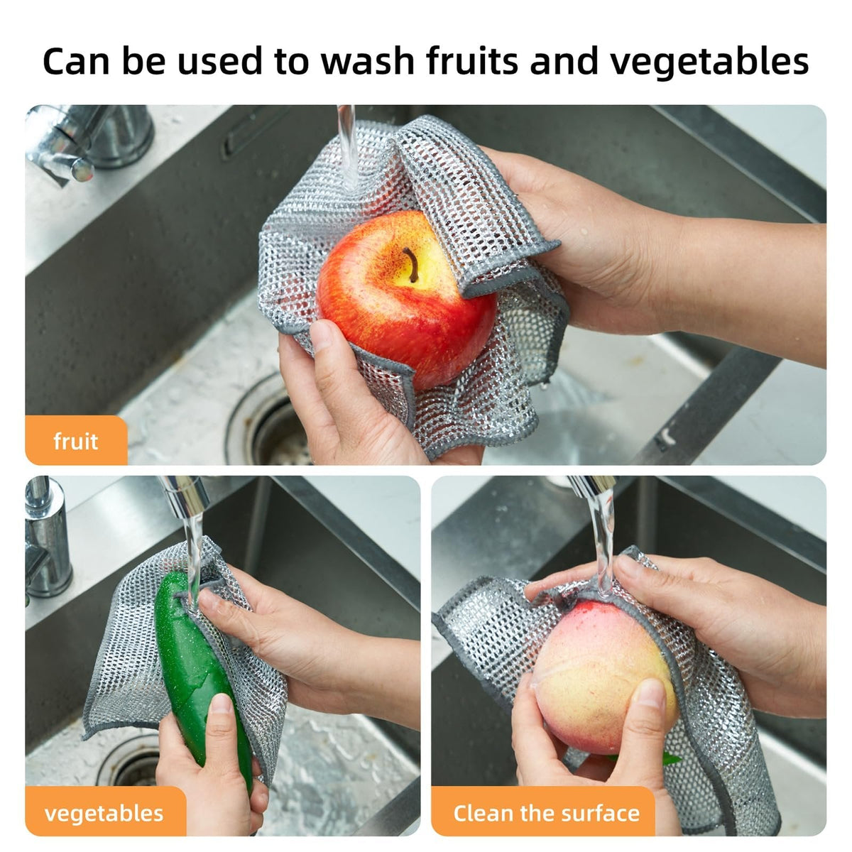 Set of 20 Belro cleaning cloths made from soft, durable fabric, ideal for cleaning and dusting household surfaces.