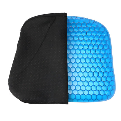 Belro gel seat cushion pad for back support, ergonomic design, soft surface, ideal for comfort during sitting