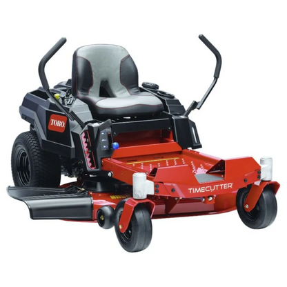Toro TimeCutter 15.5HP Briggs zero turn mower with cutting deck, shown in a clean, well-maintained outdoor setting.