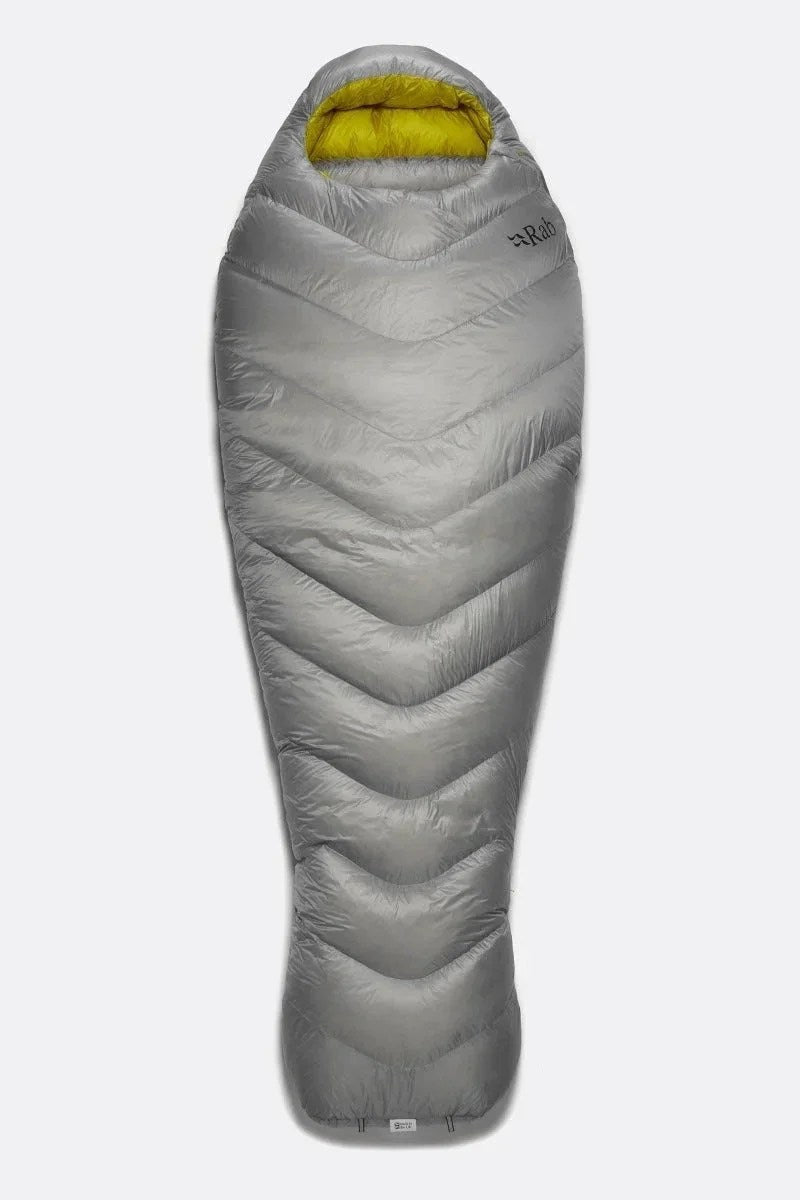 Casavibeo Rab Mythic 600 Down Sleeping Bag, lightweight and insulated for outdoor camping, shown in bag1.jpg