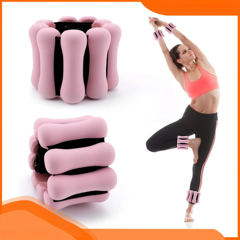 Belro silicone ankle and wrist weights for men, shown as a flexible, adjustable weight band on a clothing model.