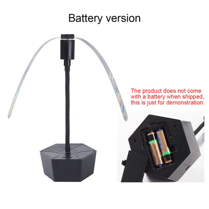 Battery-powered Belro outdoor fly repellent fan for pest control in the garden, with a compact design and adjustable settings.