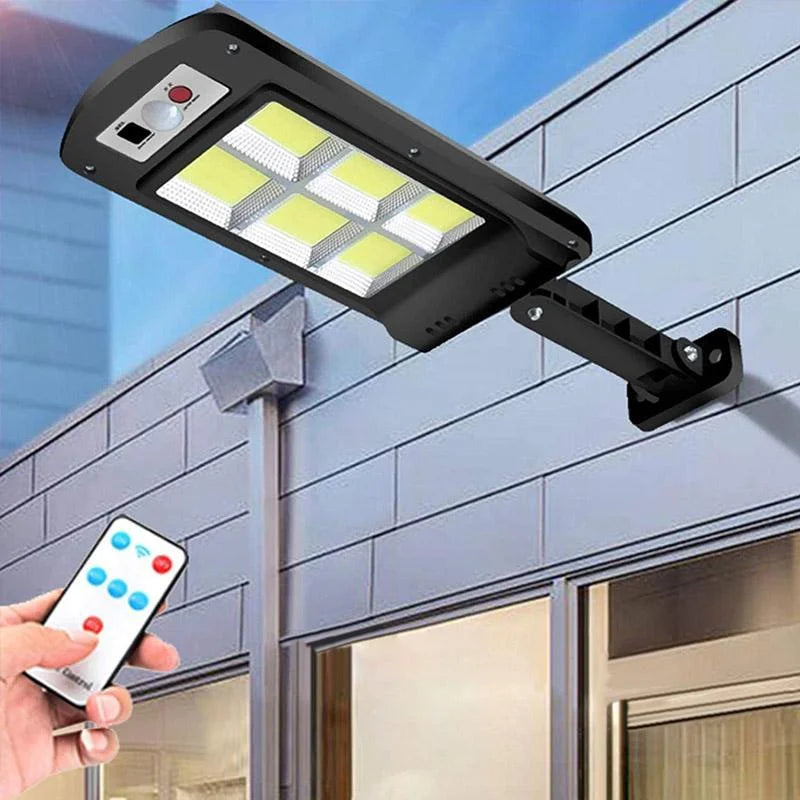 Belro outdoor solar LED lamp illuminating a garden path, weatherproof design for outdoor home and garden lighting.