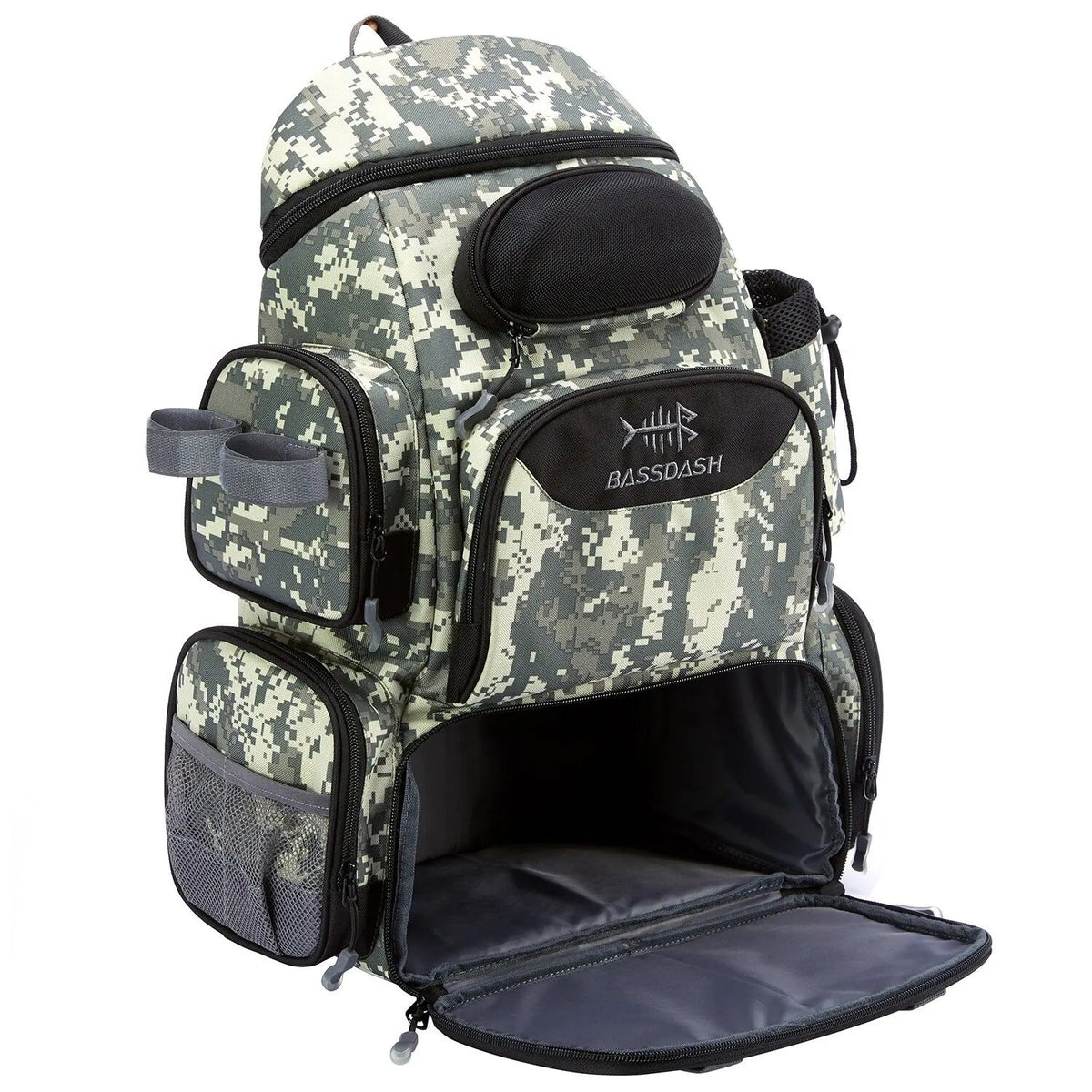 Belro waterproof fishing tackle backpack with multiple compartments, durable fabric, and adjustable straps for outdoor fishing trips.