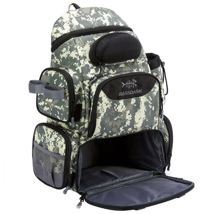 Belro waterproof fishing tackle backpack with multiple compartments, durable fabric, and adjustable straps for outdoor fishing trips.