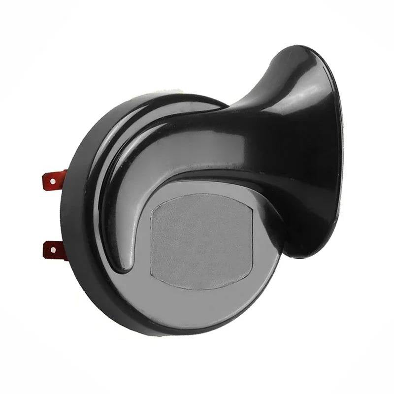Belro Super Loud Train Horn mounted on a vehicle, showcasing its large metal construction and powerful audio output.