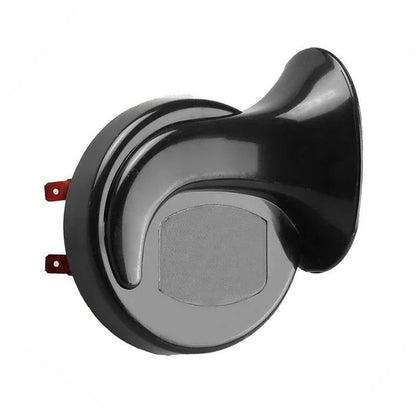 Belro Super Loud Train Horn mounted on a vehicle, showcasing its large metal construction and powerful audio output.