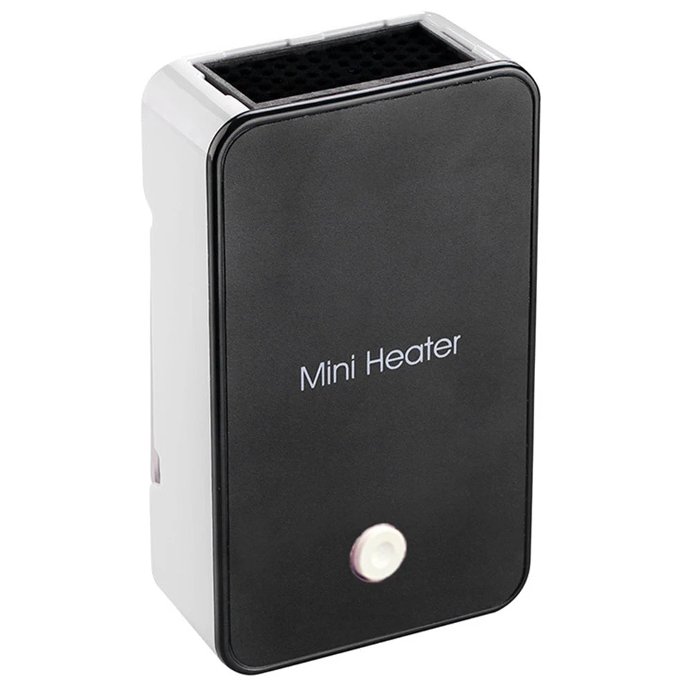 Black Belro portable electric heater for home or office, compact and efficient space heater for indoor use.